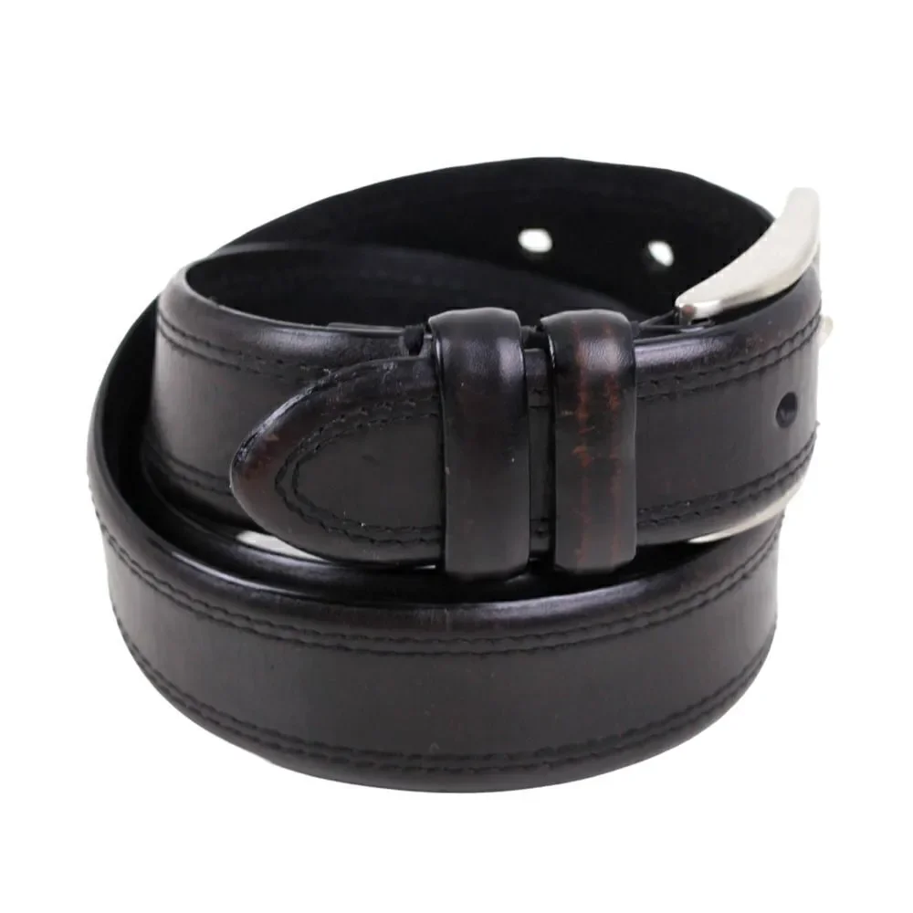DOCKERS BLACK GENUINE LEATHER 1 3/8